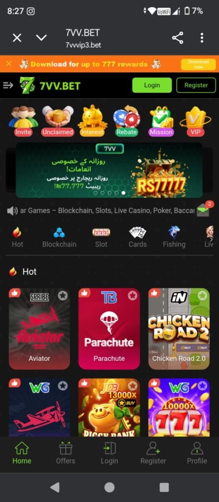 7VVBet Game