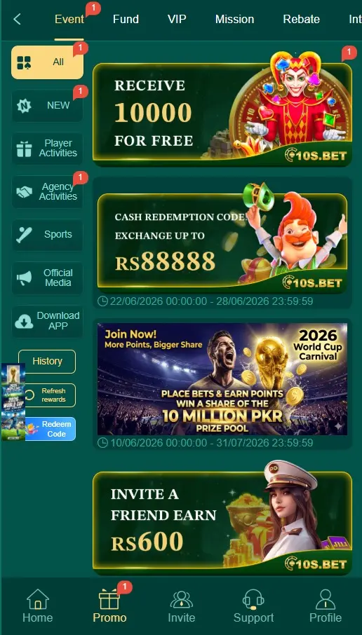 10S Bet Game